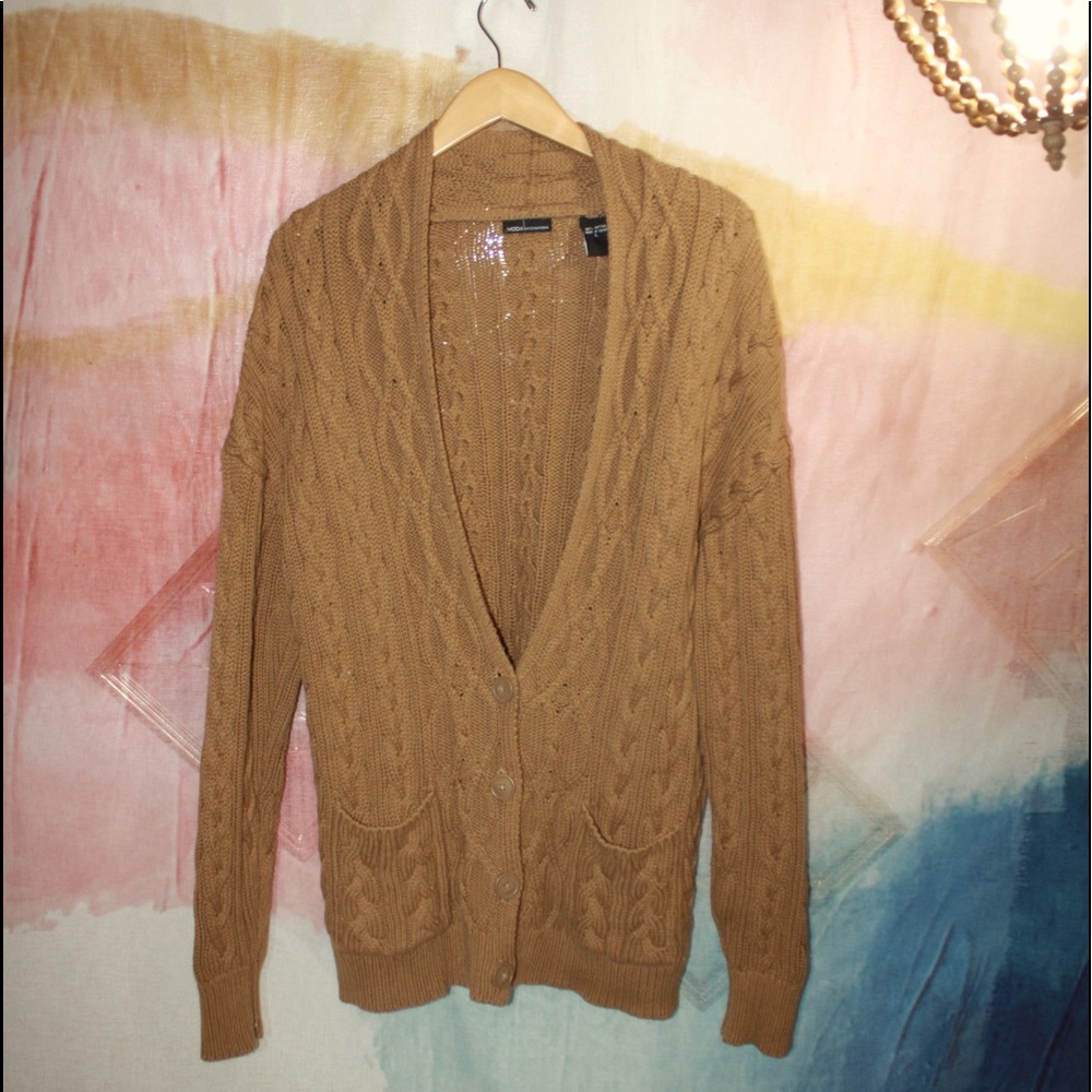 MODA International VINTAGE Cable Knit Sweater 🌵 Large